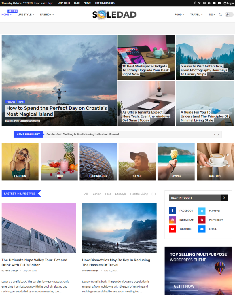 Лучшие шаблоны WordPress для блога. Какой выбрать, где купить или скачать.